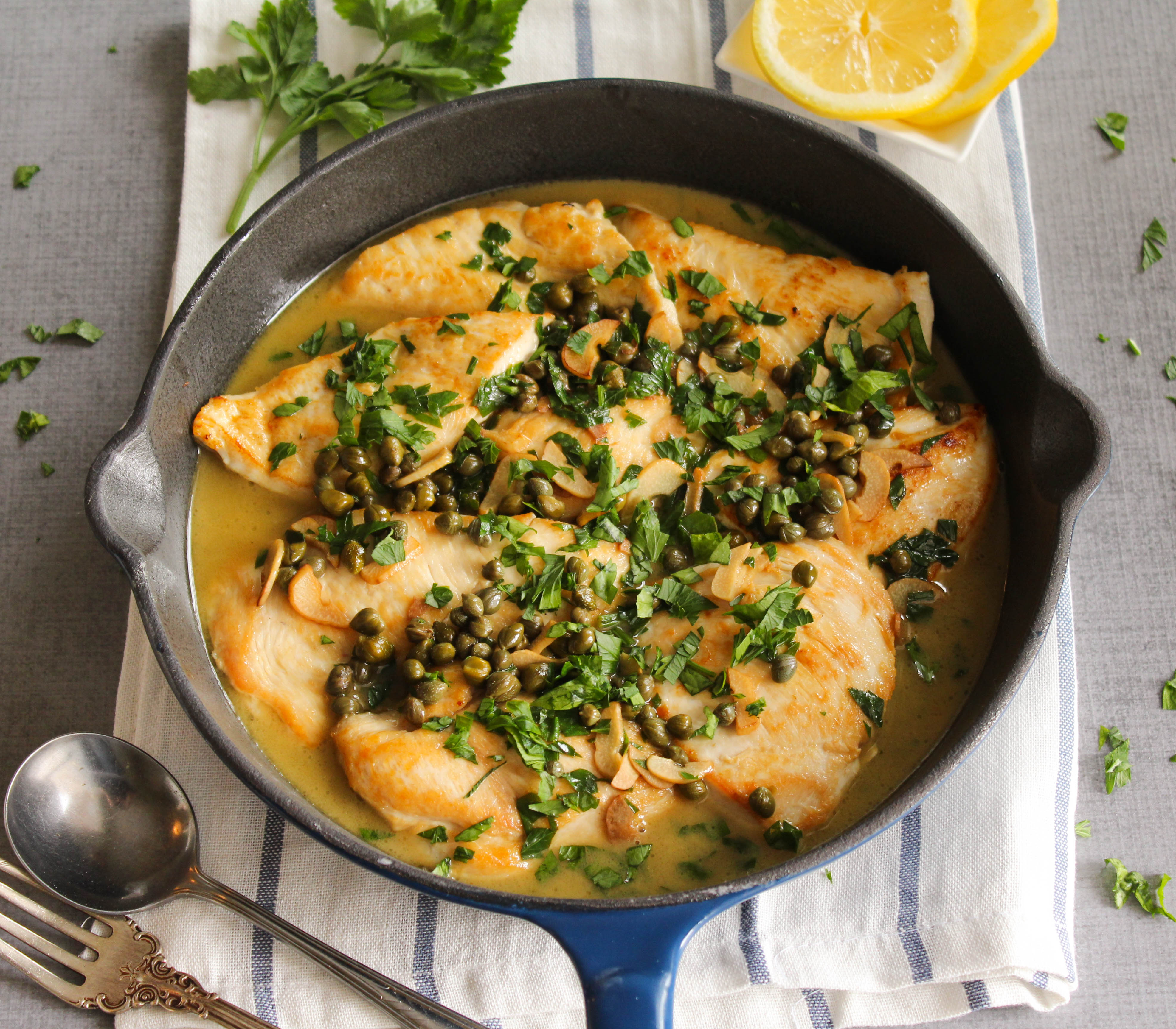 Easy Chicken Piccata - Valerie&amp;#39;s Keepers
