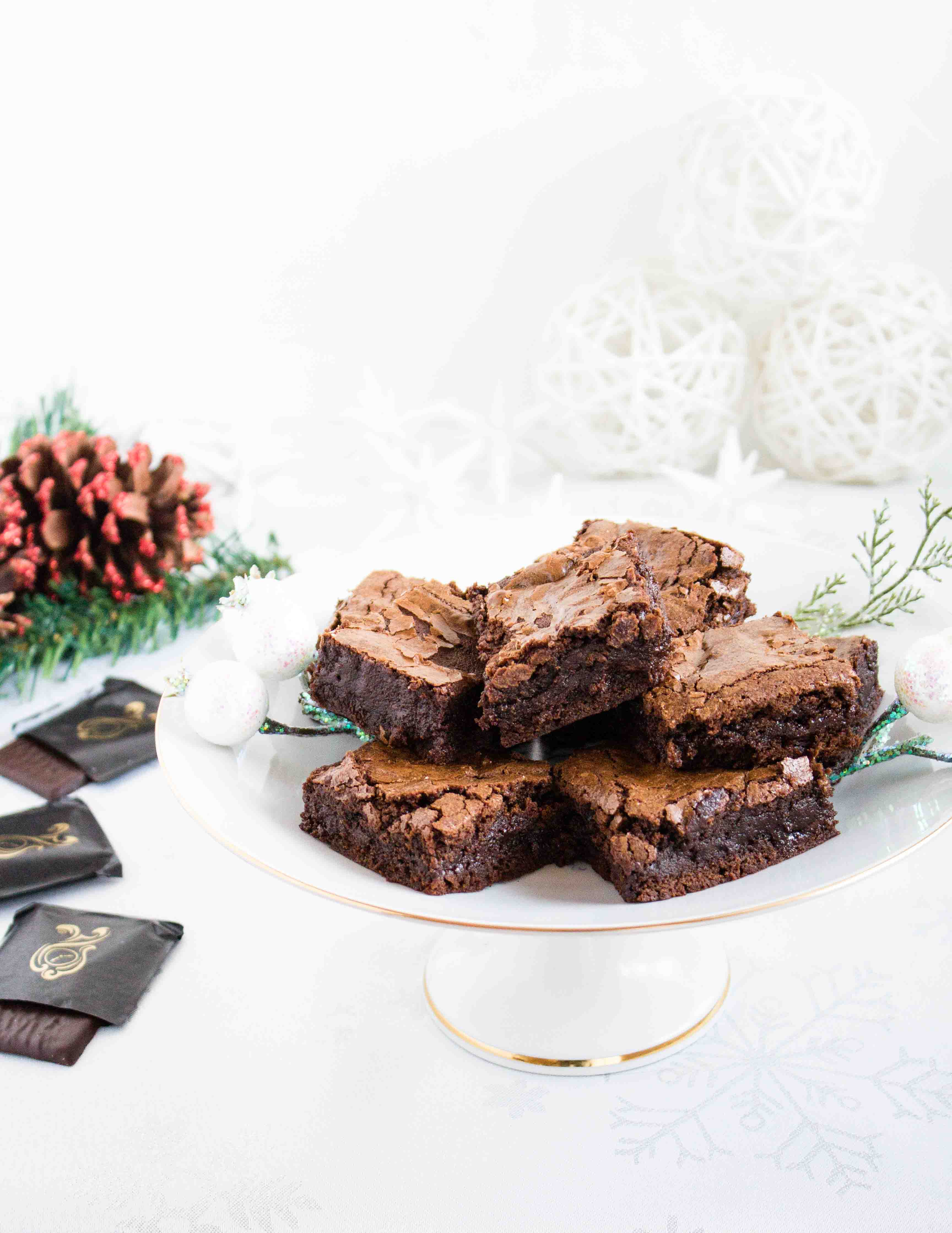 Decadent Chocolate Mint Brownies - Valerie's Keepers 