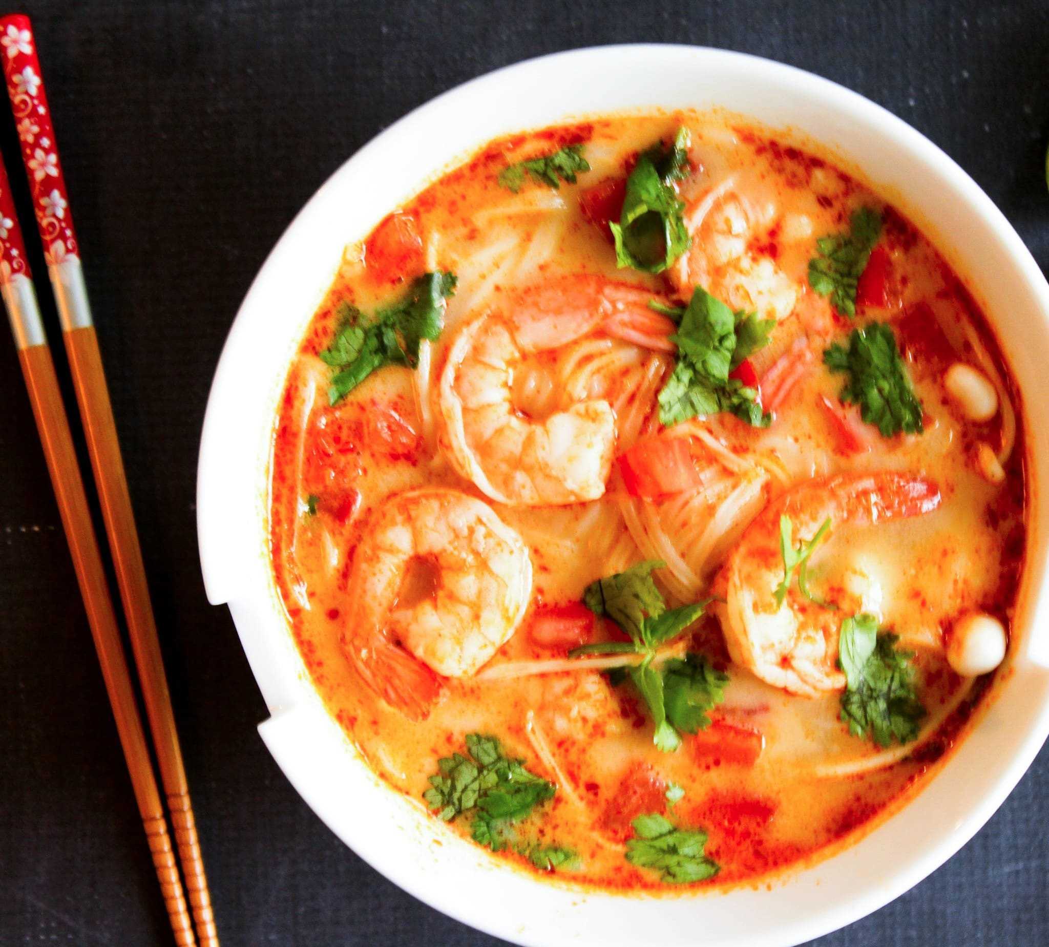 Thai Tom Yum Soup with Shrimps - Valerie&amp;#39;s Keepers